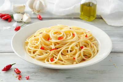 spaghetti aglio, olio e peperoncino