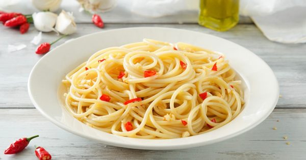spaghetti aglio, olio e peperoncino