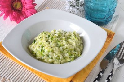 Risotto con le zucchine