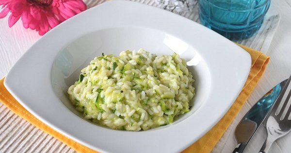 Risotto con le zucchine