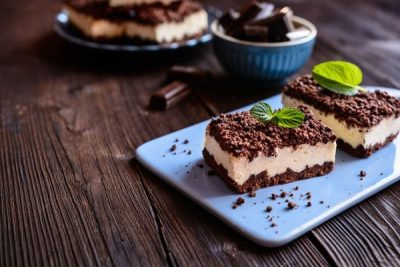 sbriciolata senza cottura al cioccolato