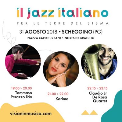 il jazz italiano per le terre del sisma