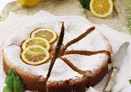 torta caprese al limone