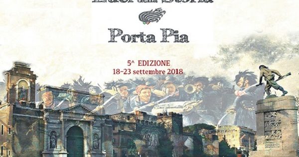 Luci della Storia su Porta Pia