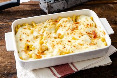 Pasta al forno con cavolfiore