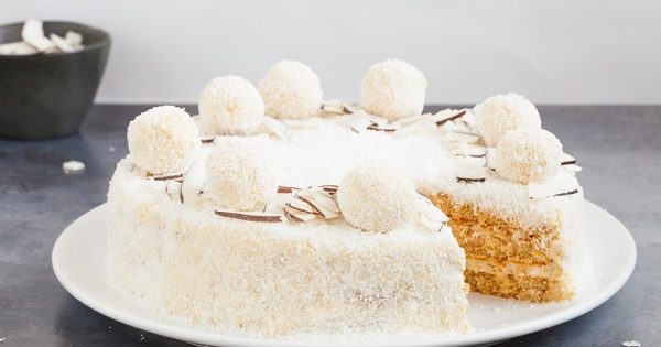 Torta Raffaello
