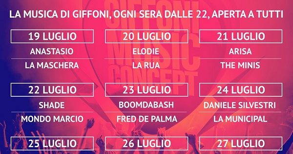 giffoni music concept