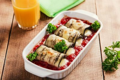 Involtini di melanzane al forno