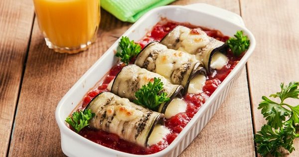 Involtini di melanzane al forno