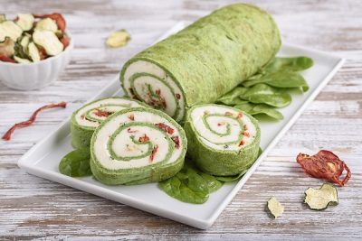 rotolo frittata di spinaci