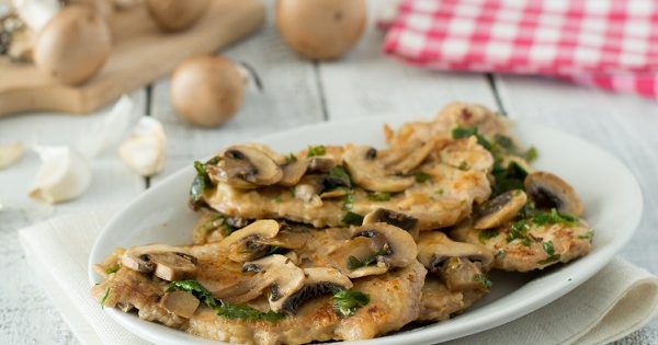 Scaloppine ai funghi