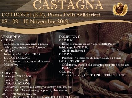 sagra della castagna cotronei