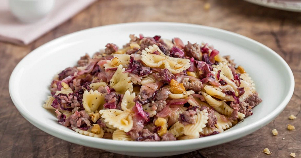 Farfalle al radicchio