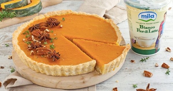 Crostata di zucca e cannella