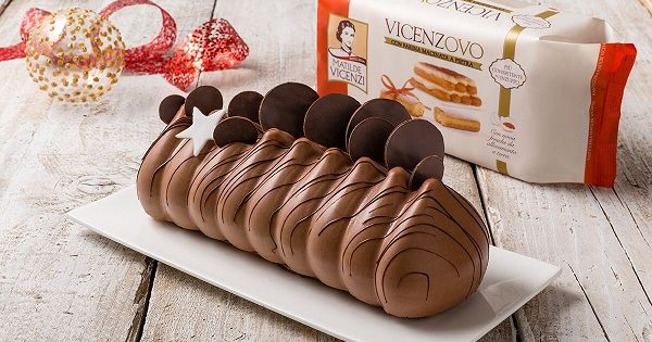 Tronchetto al cioccolato e arancia