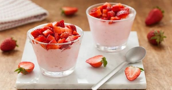 Mousse di fragole