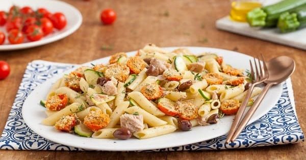 Pasta fredda tonno e zucchine