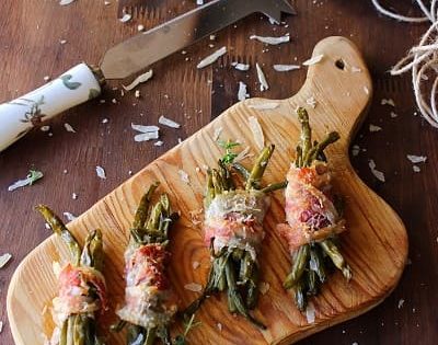 Involtini di fagiolini e pancetta
