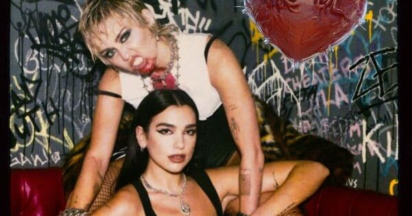 miley cyrus - dua lipa