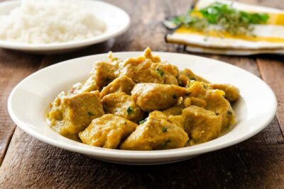 Bocconcini di vitello al curry