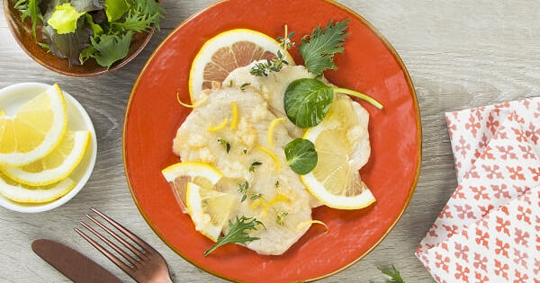 Scaloppine di tacchino al limone