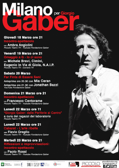 milano per gaber 2021