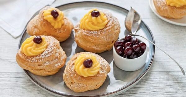 Zeppole di San Giuseppe al forno