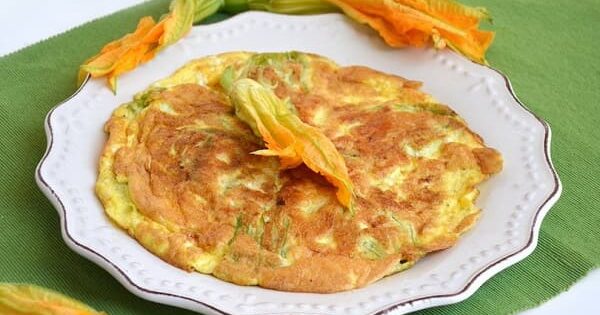 Frittata ai fiori di zucca