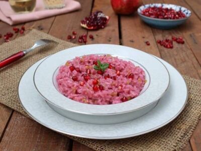 Risotto alla melagrana