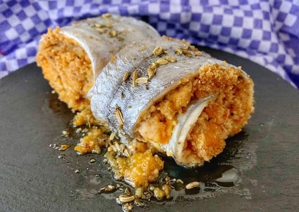 Involtini di pesce spatola