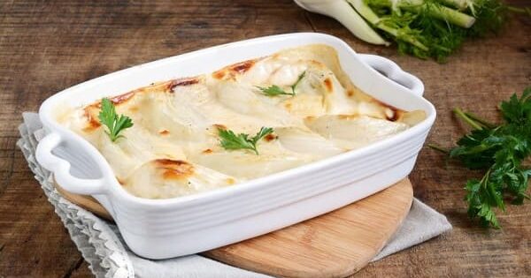 Finocchi gratinati con besciamella
