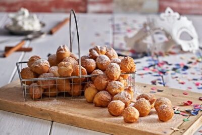 Castagnole con la ricotta