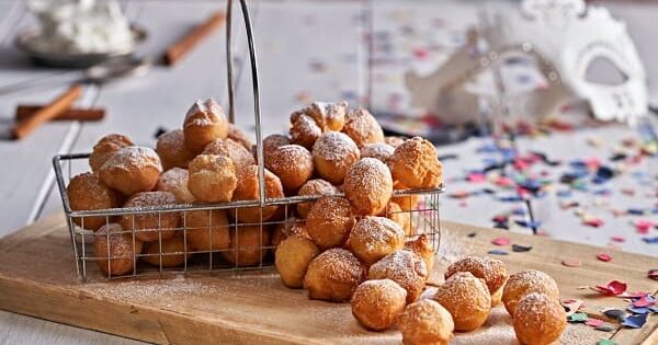 Castagnole con la ricotta