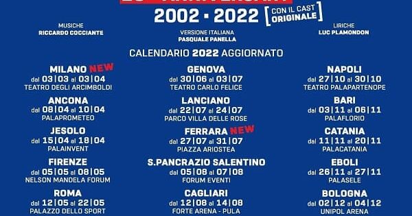 Notre Dame de Paris 2002 - 2022