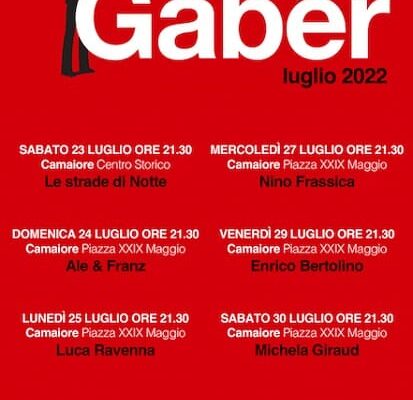 Festival Gaber 2022