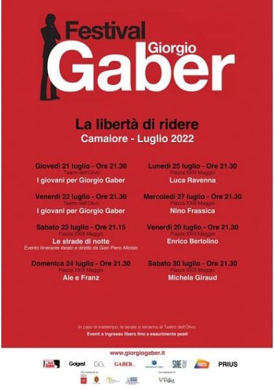 Festival Gaber 2022
