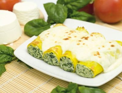 Cannelloni ricotta e spinaci