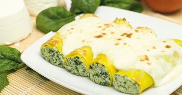 Cannelloni ricotta e spinaci