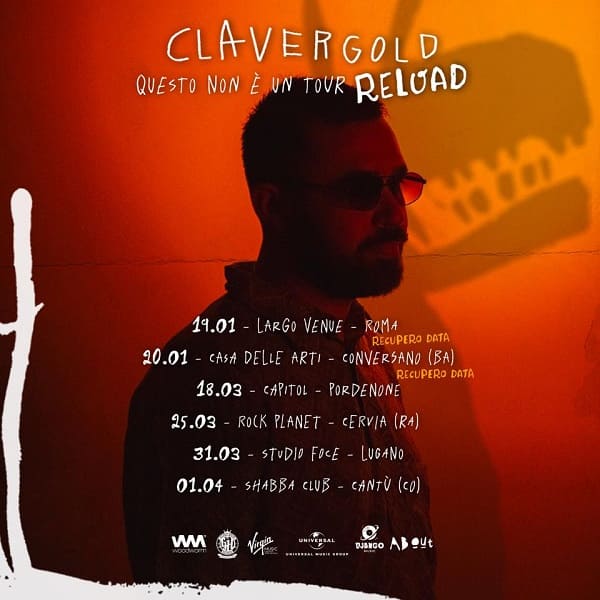Claver Gold Claver Gold: torna live con