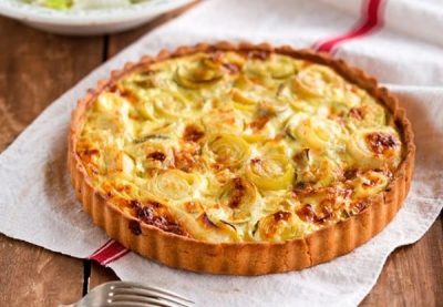 Crostata di porri