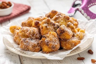 Frittelle con le uvette