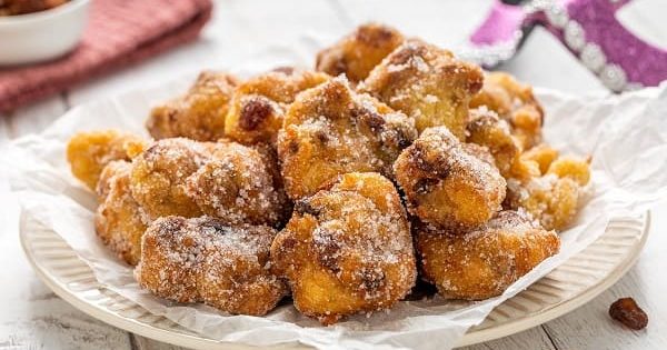 Frittelle con le uvette
