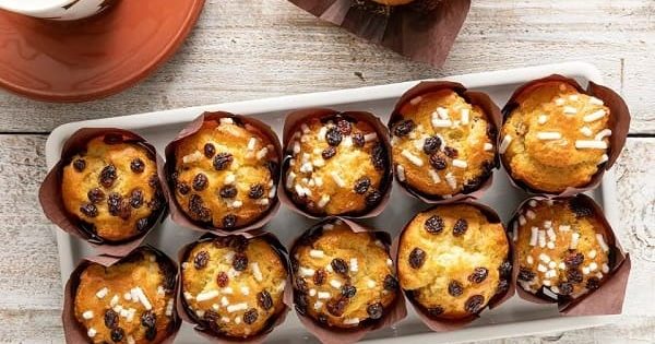 Muffin all'uvetta