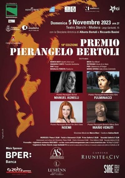 Premio Pierangelo Bertoli 2023
