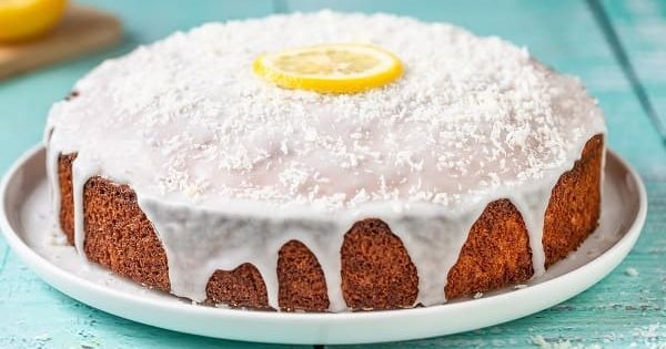 Torta al cocco e limone
