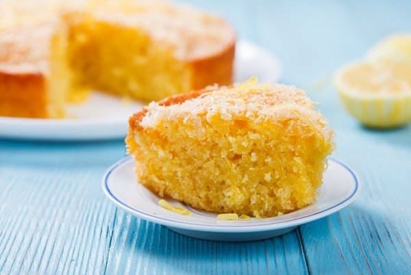 Torta al cocco e limone