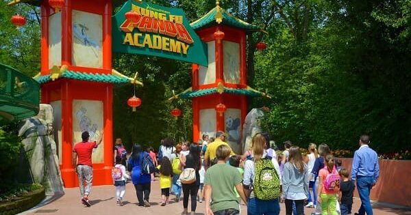 Gardaland - area kung fu panda