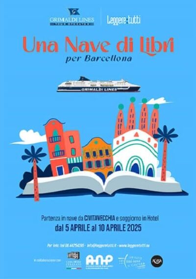 Una nave di libri per Barcellona