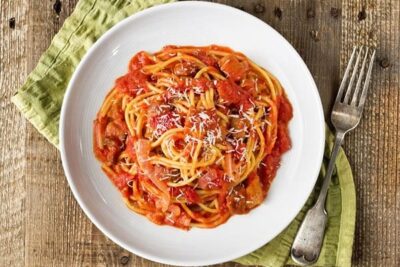 Bucatini all'amatriciana