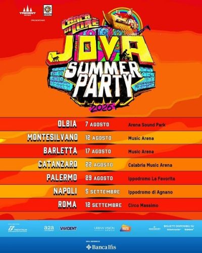 Jova summer party 2026 - jovanotti